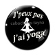 Cabochon Verre -  j'peux pas j'ai yoga