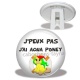 Trépied - j'peux pas j'ai aqua poney