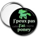 Miroir de poche - j'peux pas j'ai poney