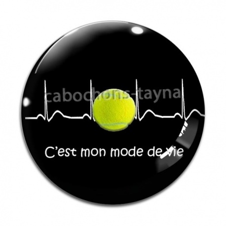 Cabochon Verre - c'est mon mode de vie