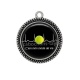 Pendentif Cabochon Argent - c'est mon mode de vie