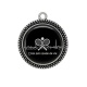 Pendentif Cabochon Argent - c'est mon mode de vie