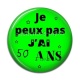 Cabochon Résine - je peux pas j'ai 50 ans