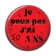 Cabochon Résine - je peux pas j'ai 50 ans