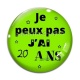 Cabochon Verre - je peux pas j'ai 20 ans