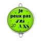 Connecteur Cabochon Argent - je peux pas j'ai 20 ans