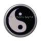 Cabochon Résine - yin yang