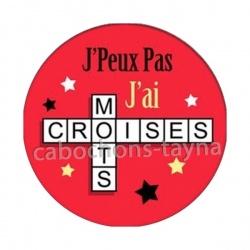 j'peux pas j'ai mots croisées