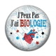 Cabochon Résine - j'peux pas j'ai biologie