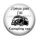 Cabochon Résine - j'peux pas j'ai camping car