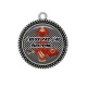 Pendentif Cabochon Argent - peux pas j'ai shopping