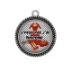 Pendentif Cabochon Argent - peux pas j'ai shopping
