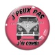Cabochon Verre - j'peux pas j'ai combi