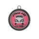 Pendentif Cabochon Argent - j'peux pas j'ai combi
