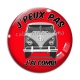 Cabochon Verre - j'peux pas j'ai combi