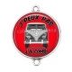 Connecteur Cabochon Argent - j'peux pas j'ai combi
