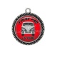Pendentif Cabochon Argent - j'peux pas j'ai combi