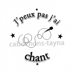j'peux pas j'ai chant