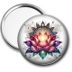 Miroir de poche - fleur de lotus