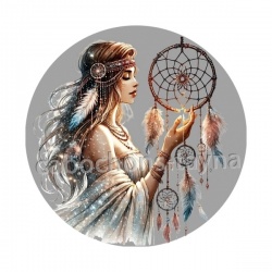 la femme et le dreamcatcher