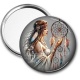 Miroir de poche - la femme et le dreamcatcher