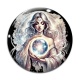 Cabochon Verre - femme spirituel