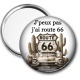 Miroir de poche - j'peux pas j'ai route 66