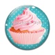 Cabochon Verre - cup cake