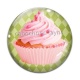 Cabochon Verre - cup cake
