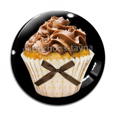 Cabochon Verre - gâteau