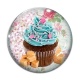 Cabochon Verre - cup cake