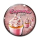 Cabochon Verre - cup cake
