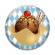 Cabochon Verre - glace