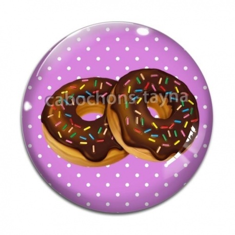 Cabochon Verre - donut