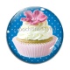 Cabochon Verre - cup cake