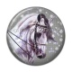 Cabochon Résine - cheval