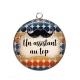 Pendentif Cabochon Argent - un assistant au top