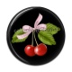 Cabochon Résine - cerise