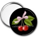 Miroir de poche - cerise
