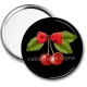 Miroir de poche - cerise