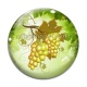 Cabochon Verre - raisin