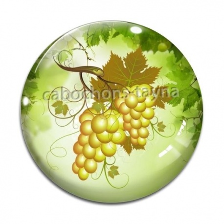 Cabochon Verre - raisin