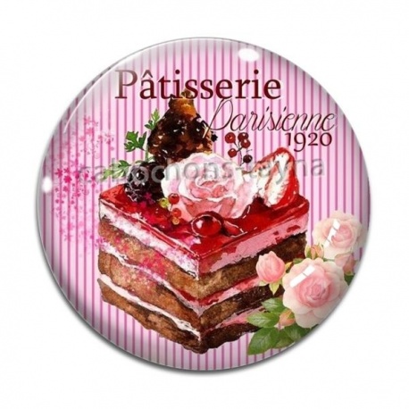 Cabochon Verre - cupcake