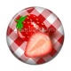 Cabochon Résine - fraise