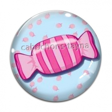 Cabochon Verre - bonbon