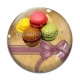Cabochon Verre - macaron