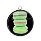 Pendentif Cabochon Argent - macaron