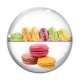 Cabochon Verre - macaron