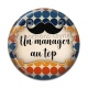 Cabochon Résine - un manager au top