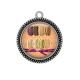 Pendentif Cabochon Argent - macaron
